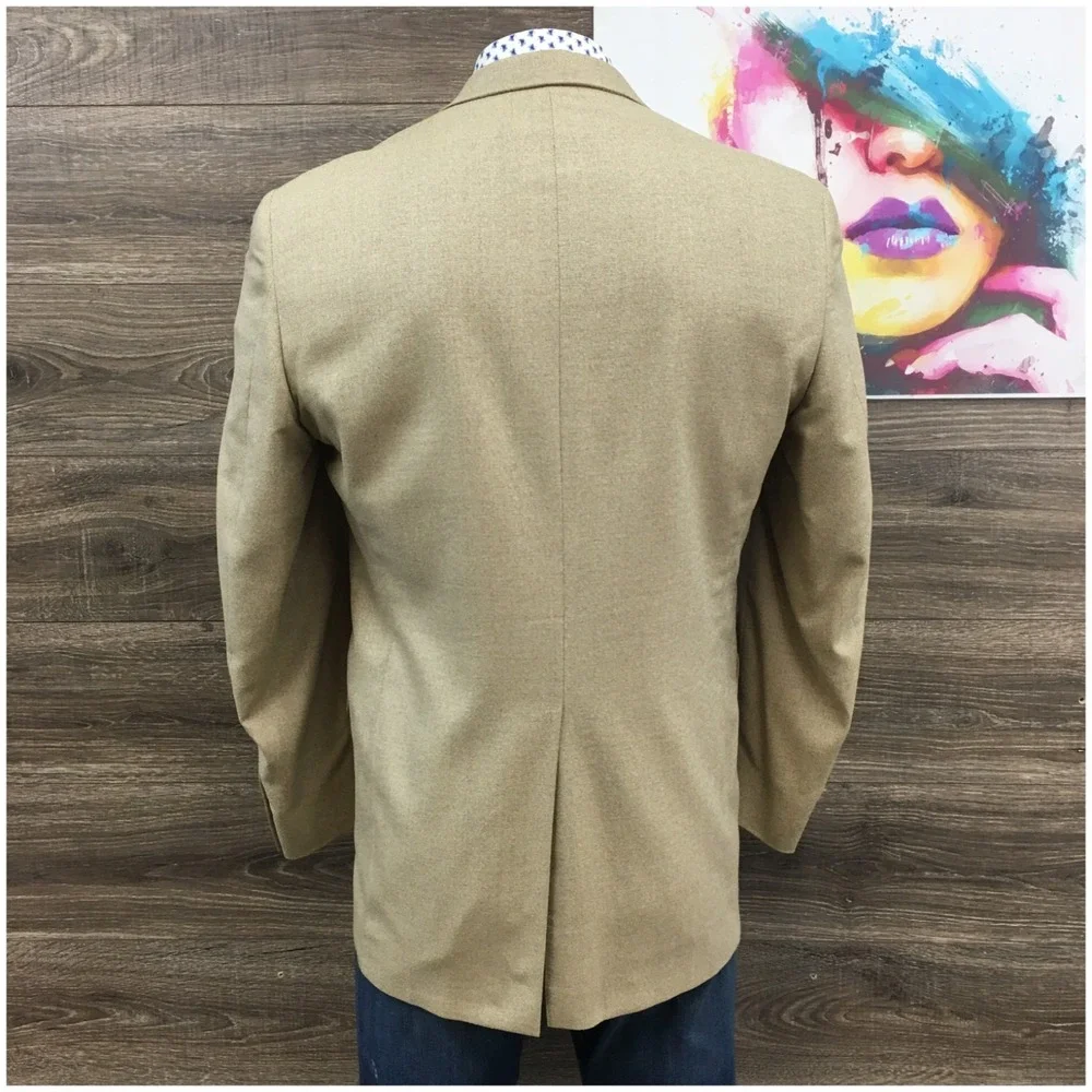 VINTAGE HART‎ SCHAFFNER Mens Wool Silk Blazer Sport Coat Casual Jacket 42L Suit